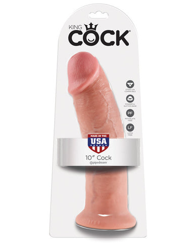 King Cock 10" Cock - Flesh