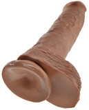 King Cock 10" Cock W-balls - Tan