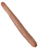 King Cock 16" Tapered Double Dildo - Tan