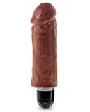 King Cock  5" Vibrating Stiffy - Brown