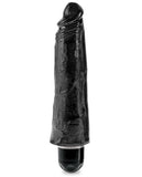 King Cock  8" Vibrating Stiffy - Black