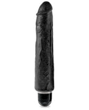 King Cock  10" Vibrating Stiffy - Black