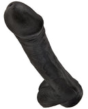 King Cock 13" Cock W-balls - Black