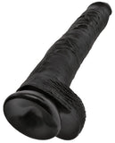 King Cock 14" Cock W-balls - Black