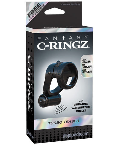 Fantasy C-ringz Turbo Teazer - Black