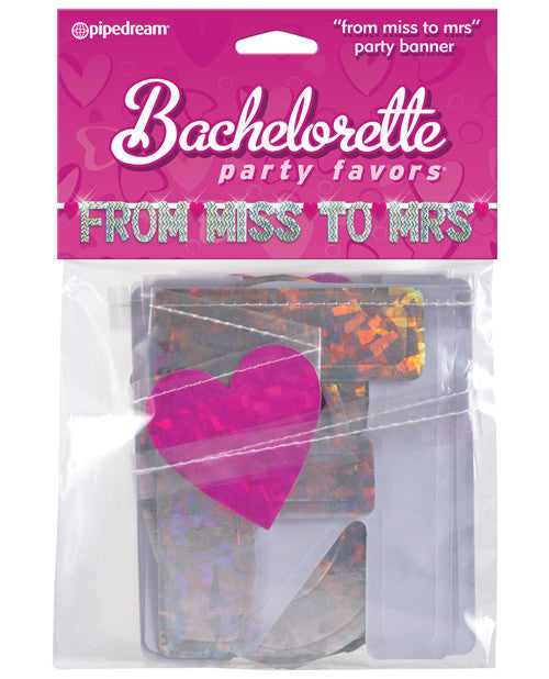 Bachelorette Party Favors From Miss To Mrs Banner