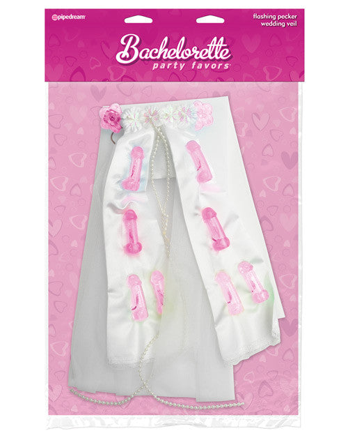 Bachelorette Party Favors Flashing Pecker Wedding Veil