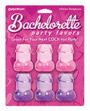 Bachelorette Party Favors Pecker Shot Glasses - Pack Of 6