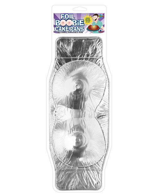 Foil Boobie Disposable Cake Pan - Set Of 2