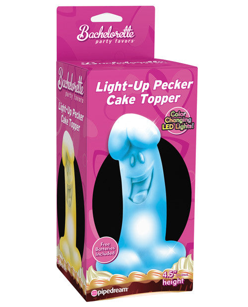 Bachelorette Party Favors Light Up Pecker Cake Topper