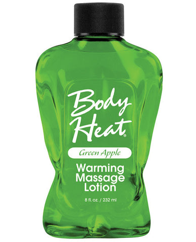 Body Heat Lotion - 8 Oz Green Apple