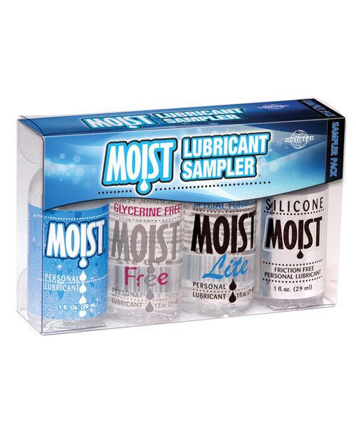 Moist Lubricant Sampler - Pack Of 4