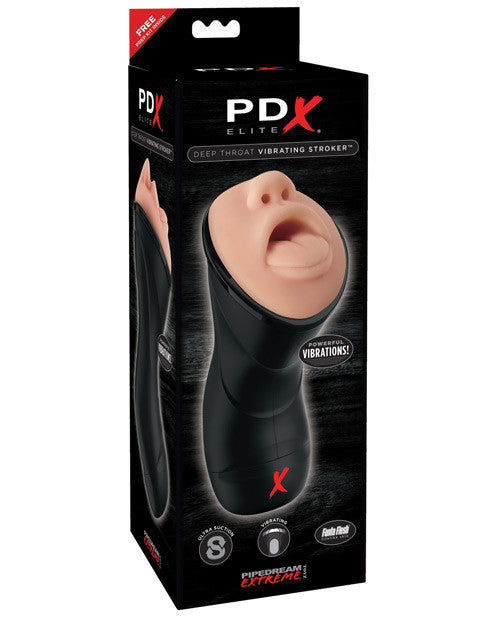 Pipedream Extreme Elite Deep Throat Vibrating Stroker