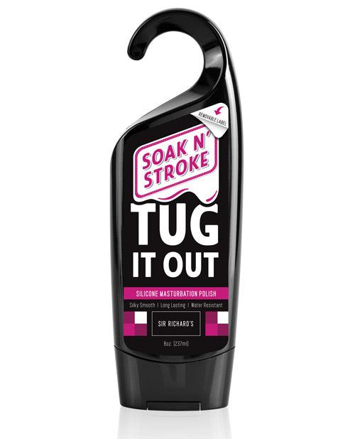 Sir Richard's  Soak N' Stroke Tug It Out Silicone Masturbation Polish - 8 Oz.