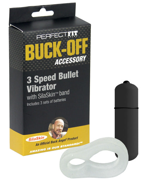 Perfect Fit Buck Off Buzz Buck Angel Ftm Stroker - Black