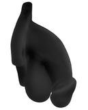 Perfect Fit Buck Angel Fun Boy Soft Hollow 4.5" Strap On Packer - Black