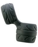New Perfect Fit Silaskin Cock And Ball Ring - Black