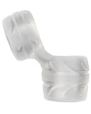 New Perfect Fit Silaskin Cock And Ball Ring - Clear