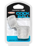 New Perfect Fit Silaskin Cock And Ball Ring - Clear