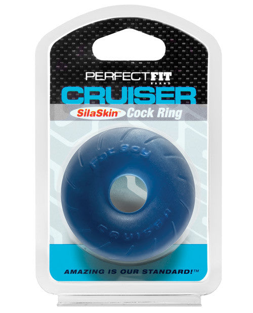 Perfect Fit Silaskin Cruiser Ring - Blue