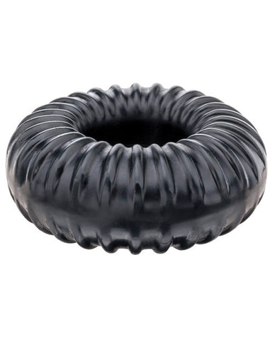 Perfect Fit Ribbed Ring - Black