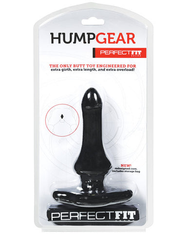 Perfect Fit Hump Gear Penetration Butt Plug - Black