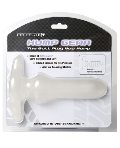 Perfect Fit Hump Gear Penetration Butt Plug - Clear