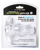 Perfect Fit Medium Double Tunnel Plug - Clear