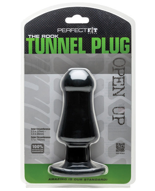 Perfect Fit Rook Tunnel Plug - Black