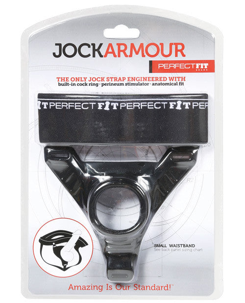 Perfect Fit Jock Armour Small Waistband - Black