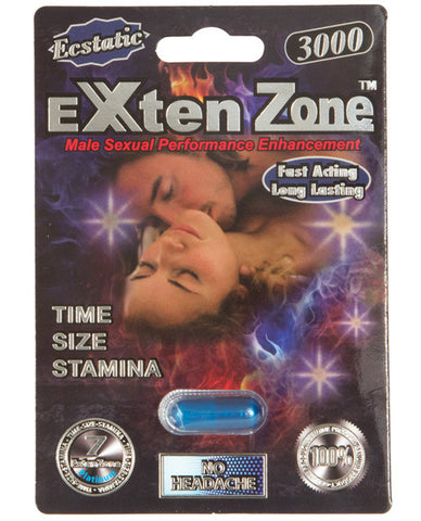 Ecstatic Extenzone Platinum 3000 - 1 Capsule Pack