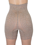 Rago Shapewear High Waist Long Leg Shaper Mocha Sm