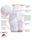 Rago Shapewear High Waist Long Leg Shaper White 5x
