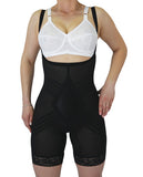 Rago Shapewear Wear Your Own Bra Body Shaper Black Lg