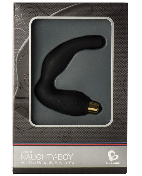 Naughty-boy Massager - 7 Function Black