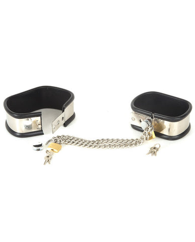 Rapture Steel Band Ankle Shackles - Large