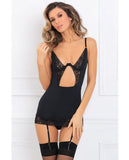 Take An Ellie Chemise Black S-m