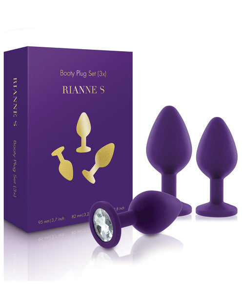 Rianne S Booty Plug Set 3x - Purple