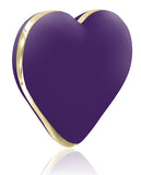 Rianne S Heart Vibe W-cosmetic Case - Deep Purple