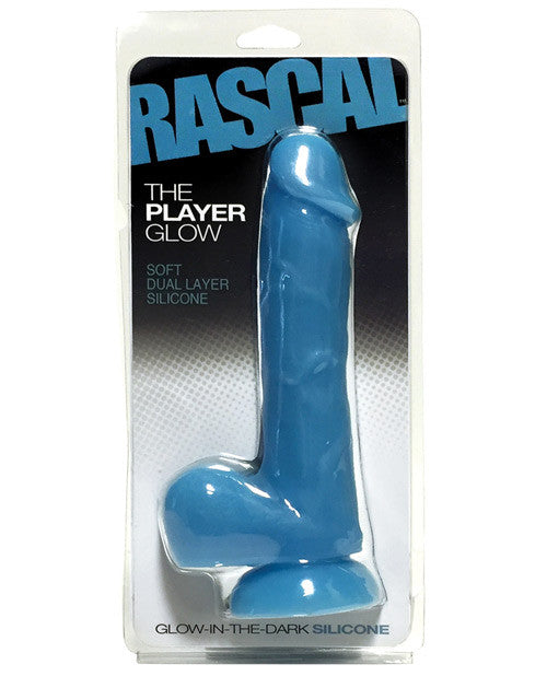 Rascal Toys The Player Dual Layer - Glow Blue