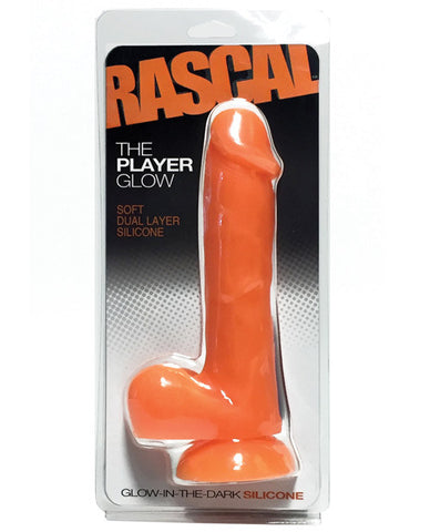 Rascal Toys The Player Dual Layer - Glow Orange