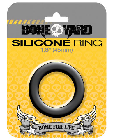 Boneyard 1.8" Silicone Ring - Black