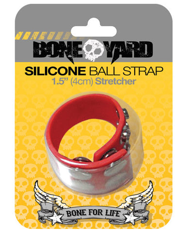 Boneyard Ball Strap - Red