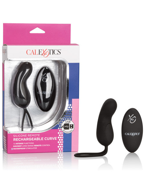 Cal Exotics Silicone Remote Rechargeable Curve Bullet