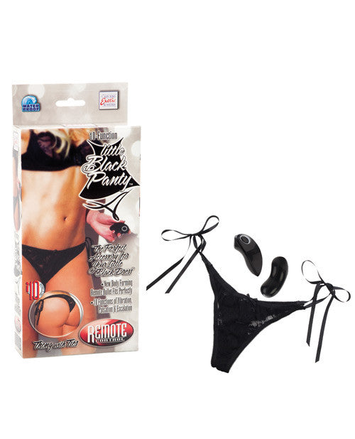 10 Function Little Black Panty - Thong