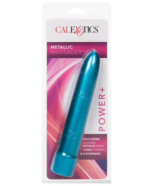 6.5" Metallic Massager - Blue