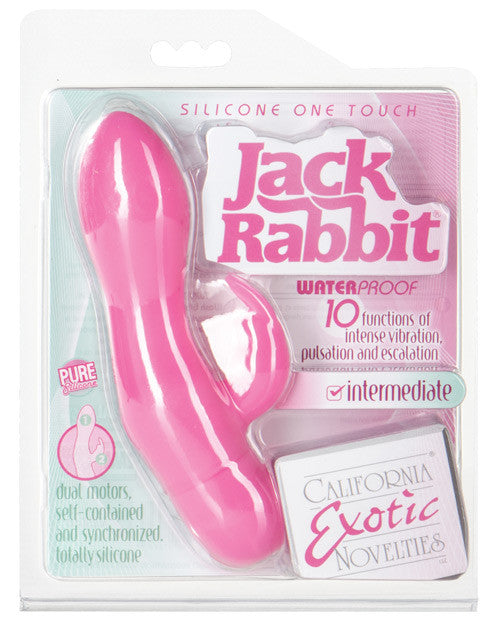 Silicone Jack Rabbit One Touch - Pink