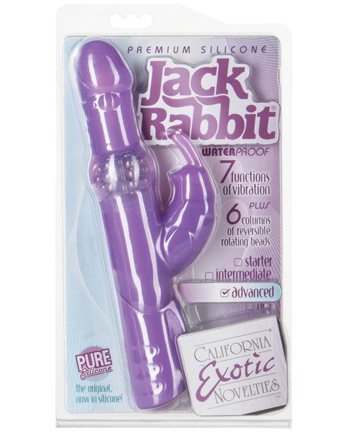 Silicone Jack Rabbit - Purple