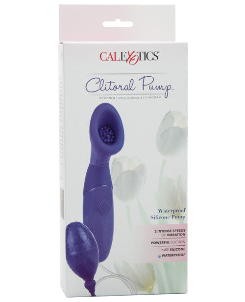 Waterproof Silicone Clitoral Pump - Purple