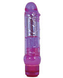 Crystalessence Gyrating Penis 6.5" - Purple